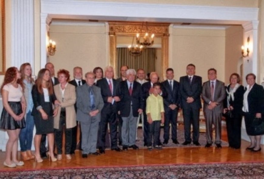 The President of the Republic of Greece awarded the Tuvunu of “Vergina” (20/10/2013)